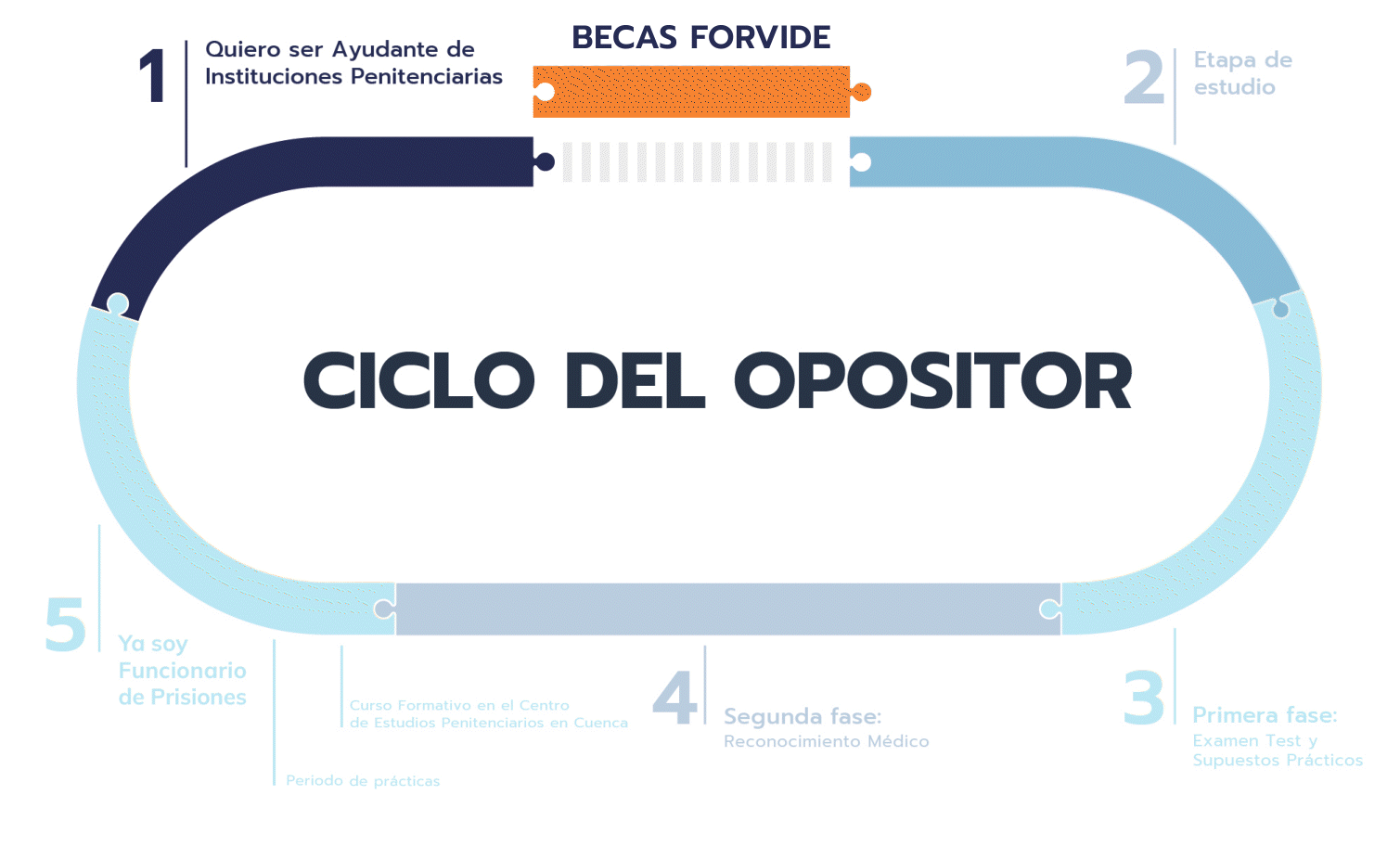 Infografía con información sobre las becas